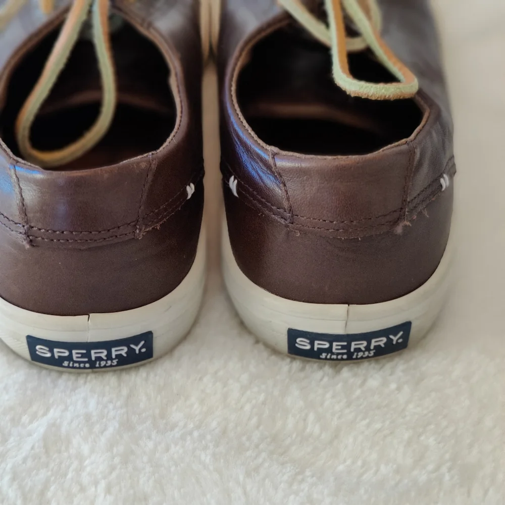 Like New: Sperry Top-Sider Brown Plushwear Men's 8.5